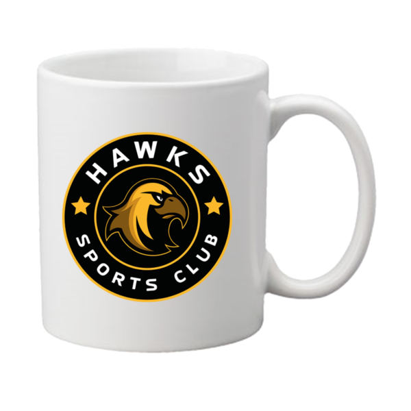 Hawks muki pyöreällä logolla